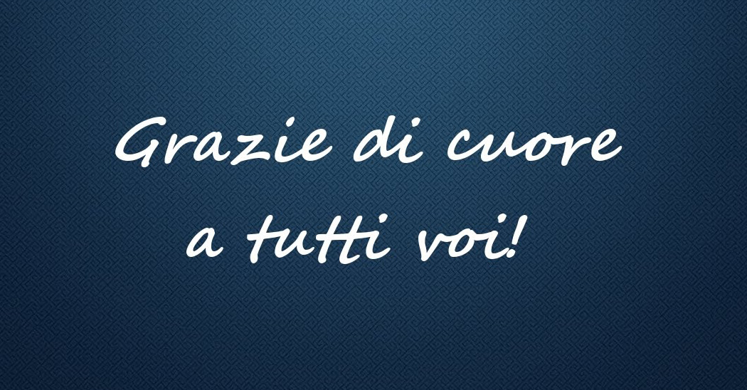 Ringraziamenti