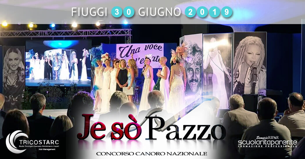 Sfilata “solidal chic” al festival Je so pazzo Fiuggi 2019